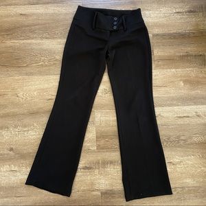 Black dress pants with flare by joe benbasset